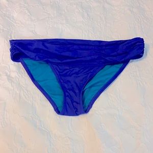 Blue Victoria’s Secret Bikini Bottoms; size M